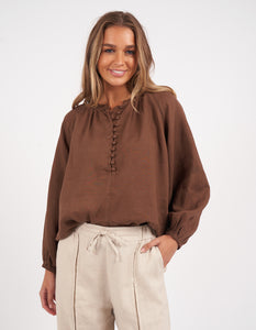 Foxwood - Sardinia Blouse - Chocolate