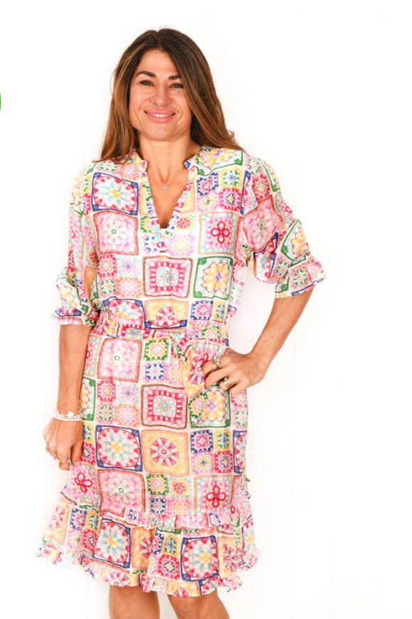 Palm Cove - Fleur Mini Dress - Crochet Dream