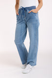 Italian Star - Hugo Straight Leg Jogger - Light Denim