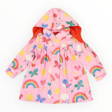 Korango - Spring Rainbow Raincoat - Pink