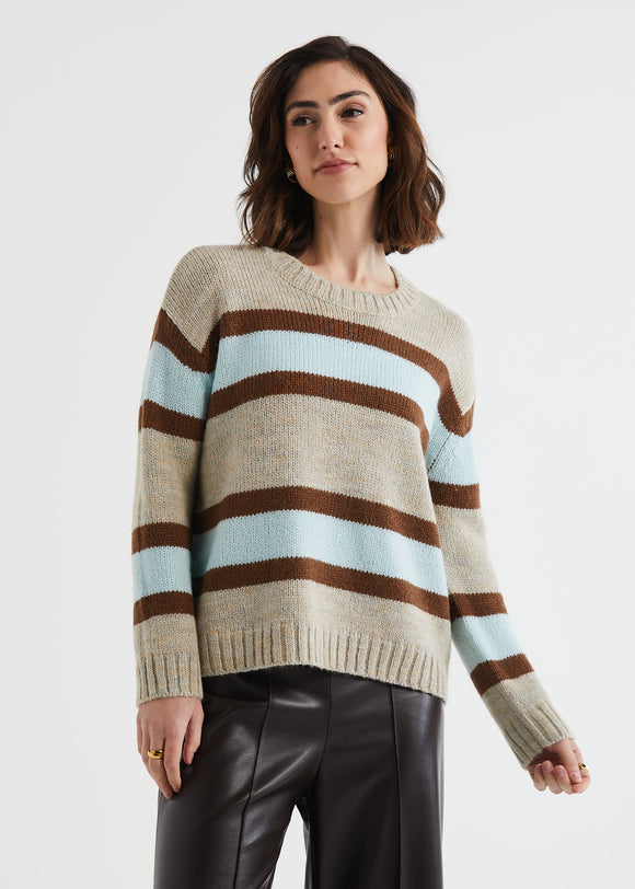 LD & Co - Lofty Stripe Jumper - Oat