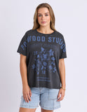 Foxwood - Botanical Garden Tee - Washed Black