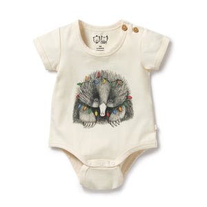 Wilson & Frenchy - Puggle Organic Christmas Bodysuit