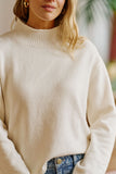 Ceres Life - Finley Funnel Neck Knit - Milk