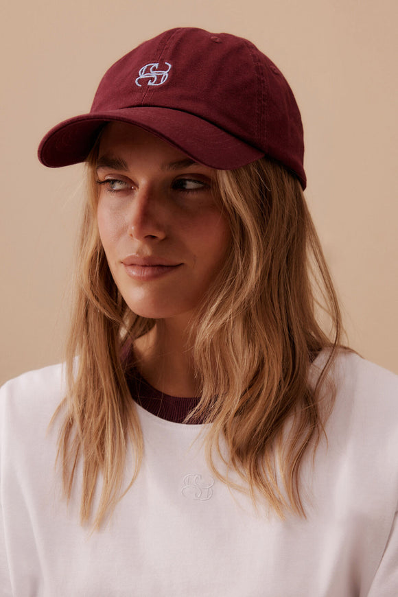 Ceres Life - Ceres Monogram Cap - Burgundy