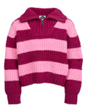 Eve Girl - Daria 1/4 Zip Knit - Cranberry