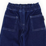 Korango - Soft Straight Legged Denim Pants - Dark