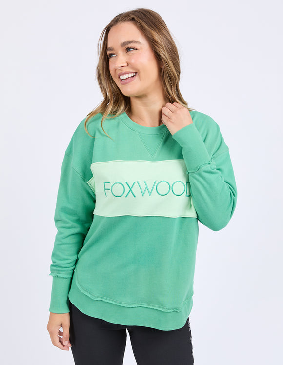 Foxwood - Simplified Tonal Crew - Green