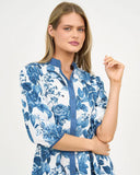 Liberty Rose - Blue Floral Dress
