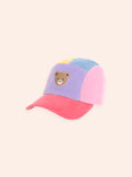 Huxbaby - Colour Block Cord Panel Cap - Pink/Purple/Yellow/Blue