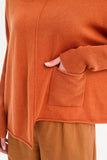 Tirelli - Roll Hem Pocket Knit - Amberstone