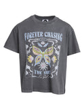 Eve Girl - Chasing The Sun Tee - Charcoal
