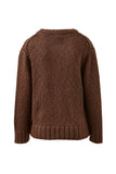 Ceres Life - Sage Chunky Knit Crew - Chocolate