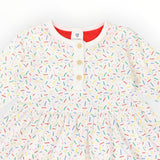 Korango - Sprinkles Cotton Dress - Beige