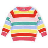 Korango - Striped Knit Sweater - Yellow