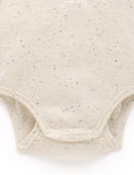 Purebaby - Thick Henley Bodysuit - Wheat Neppy