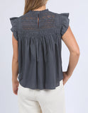 Foxwood - Adelyn Top - Charcoal
