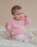 Bebe - Molly Pointelle Jumper - Pink Marl