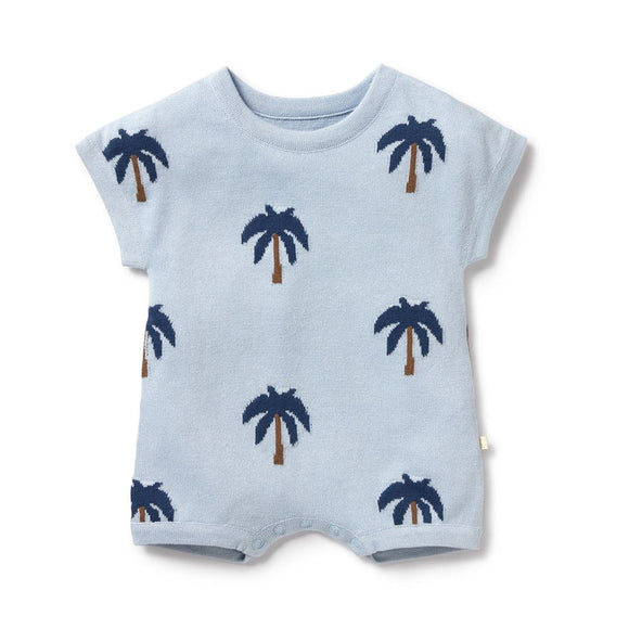 Wilson & Frenchy - Little Palm Organic Knitted Growsuit