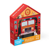 Crocodile Creek - Fire House Flat House Jigsaw Puzzle - 50 Pc