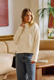 Ceres Life - Finley Funnel Neck Knit - Milk