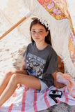 Eve Girl - Chasing The Sun Tee - Charcoal