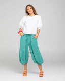 Boom Shankar - Guru Pants - Green Seersucker