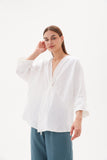 Tirelli - Twist Front Top - White