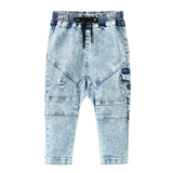 Cracked Soda - CS Detailed Pocket Jeans- Blue Denim