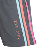 Eve Girl - Retro Fleece Shorts - Charcoal