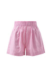 Ceres Life - Mila Shorts - Hibiscus Pink Triple Stripe