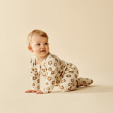 Wilson & Frenchy - Hot Cross Buns Organic Zipsuit With Feet