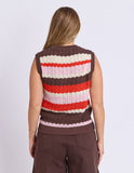 Foxwood - Haven Stripe Knit Top - Grenadine Stripe