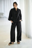 Eadie Lifestyle - Fundamental Linen Shirt - Black