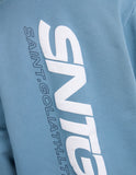St Goliath - Challenger Hoodie - Mid Blue