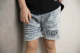 Cracked Soda - Knox Embossed Denim Short - Blue (00-8)