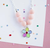 Lauren Hinkley - Rainbow Flower Necklace- 3