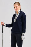 Shirty Sports Club - The Sawgrass Cashmere Cotton Sweater - Black