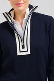 Shirty Sports Club - The Sawgrass Cashmere Cotton Sweater - Black