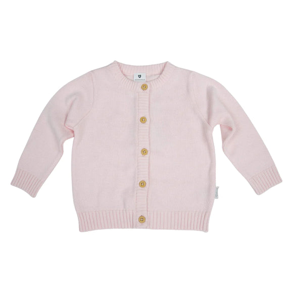 Korango - Pink Cotton Knit Cardigan