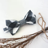 Love Henry - Bow Tie - Large Navy Check