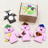 Tara Treasure’s - Finger Puppet Set - The Three Little Pigs