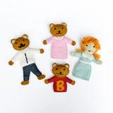 Tara Treasure’s - Finger Puppet Set - Goldilocks And The Three Bears