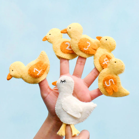 Tara Treasure’s - Finger Puppet Set - Five Little Duck