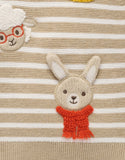 Purebaby - Easter Friends Jumper - Mushroom Stripe