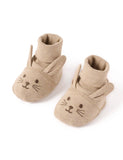 Purebaby - Bunny Bootie - Mushroom Melange