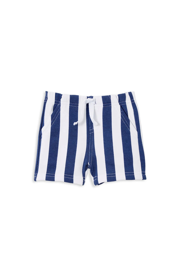 Milky -Stripe Fleece Baby Short