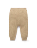 Purebaby - Knitted Leggings - Mushroom Melange