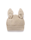 Purebaby - Knitted Bunny Beanie - Oatmeal Melange