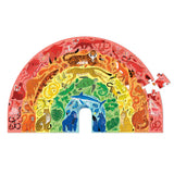 Crocodile Creek - Rainbow Animals Jigsaw Puzzle - 100 Pc
